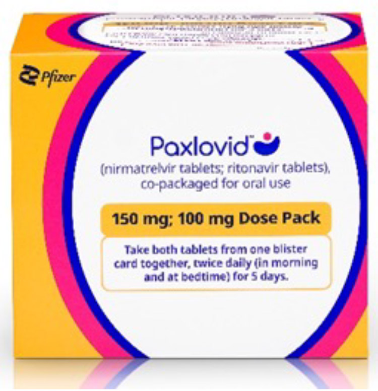 Paxlovid reduced dose packaging