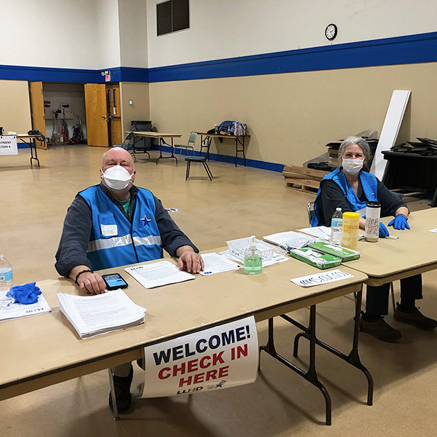 Ledge Light Health District MRC (CT) volunteers COVID-19 vaccine appointments