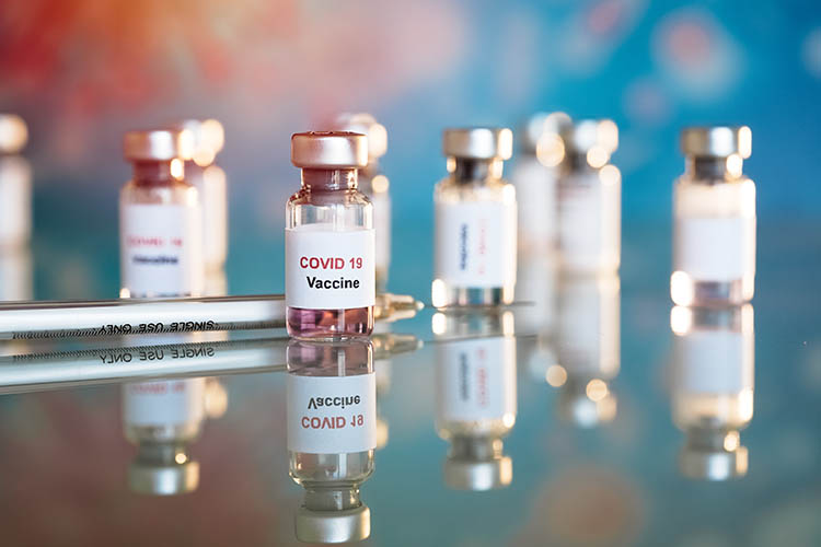 vials of the COVID vaccine