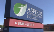 Image of ASPIRUS Ontonagon Hospital Emergency sign